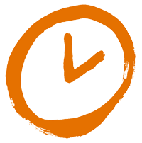 Icon of a clock