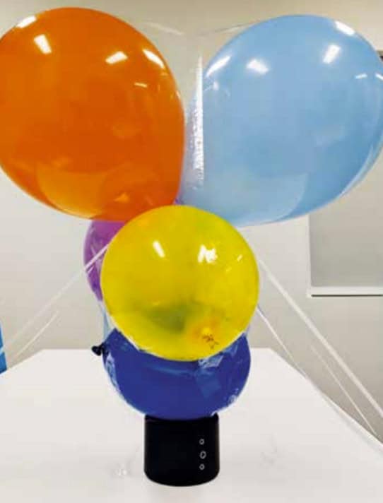 Vibrating balloon tower example