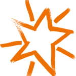 Drawing of a star